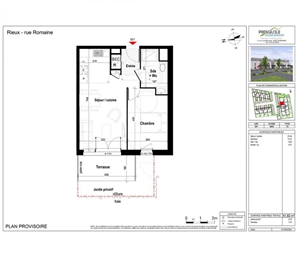 t2 à la vente -   56350  RIEUX, surface 41 m2 vente t2 - UBI433569110